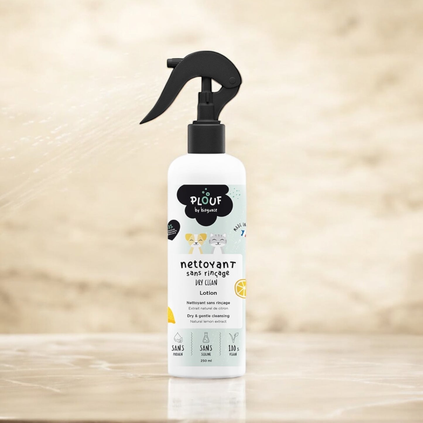 Lotion nettoyante PLOUF - sans rinçage