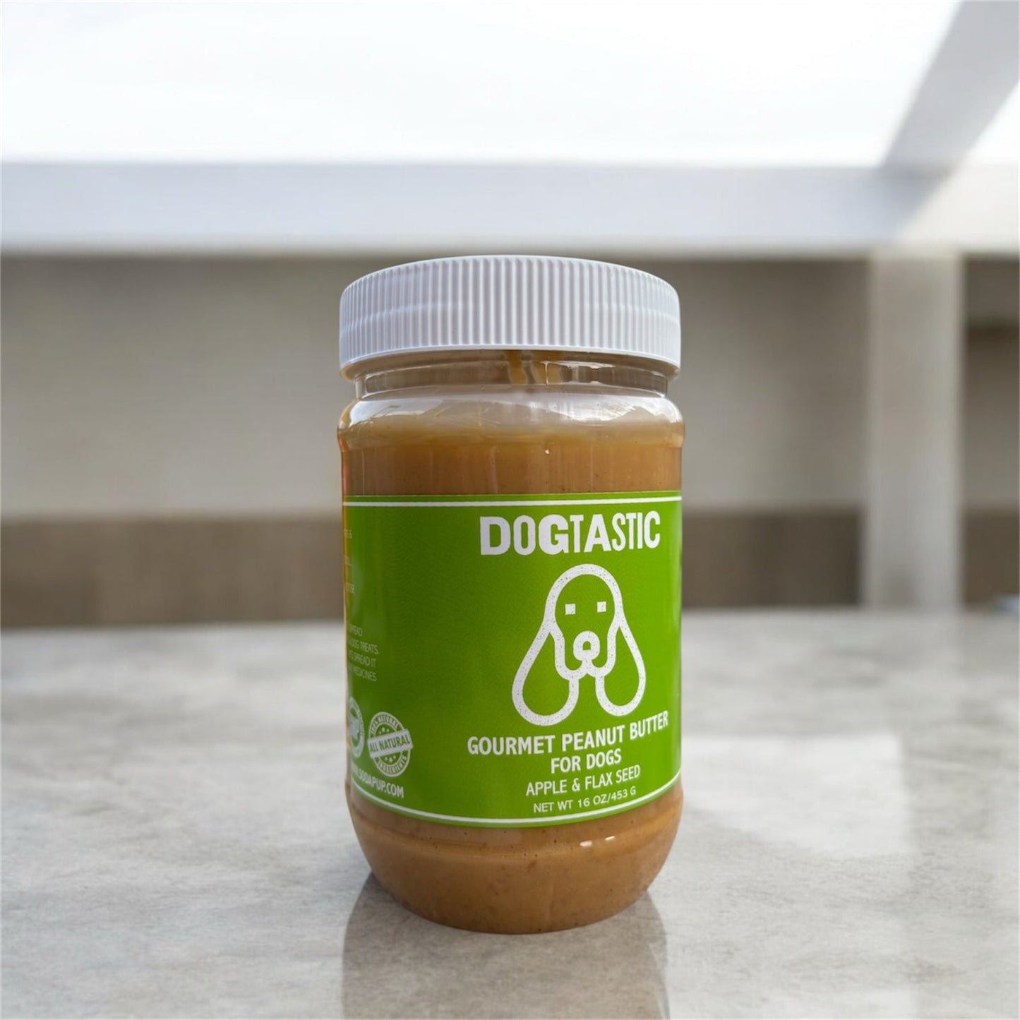 Beurre de cacahuète - pomme & graines de lin DOGTASTIC