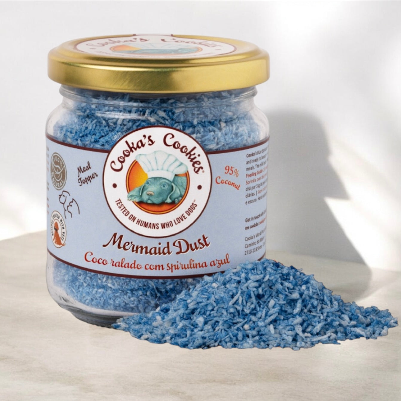 Mermaid Dust - noix de coco & spiruline Cooka's Cookies