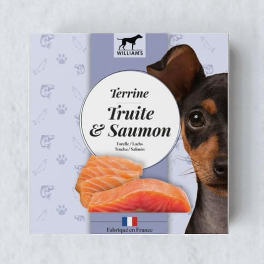 Terrine truite-saumon Le Palais Canin