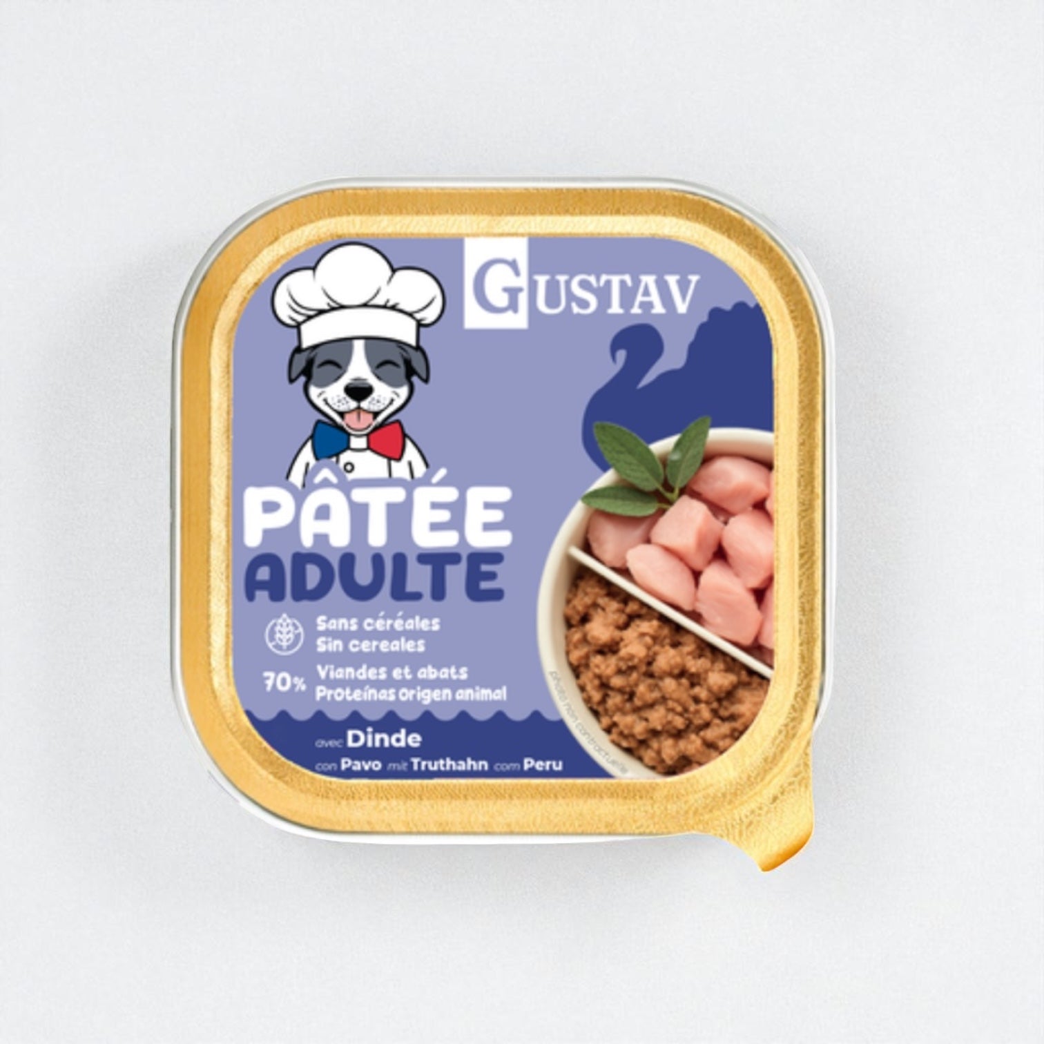 Pâtée GUSTAV - dinde Le Palais Canin