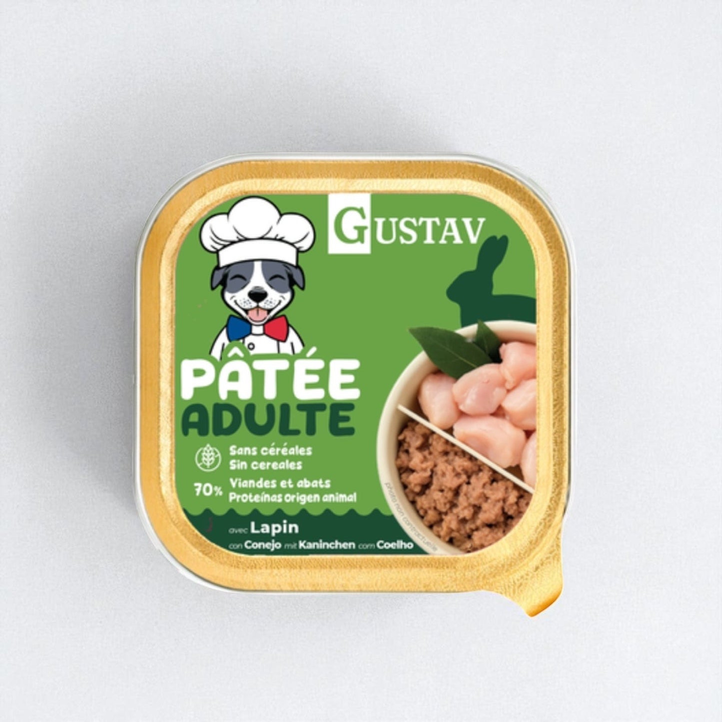 Pâtée GUSTAV - lapin Le Palais Canin