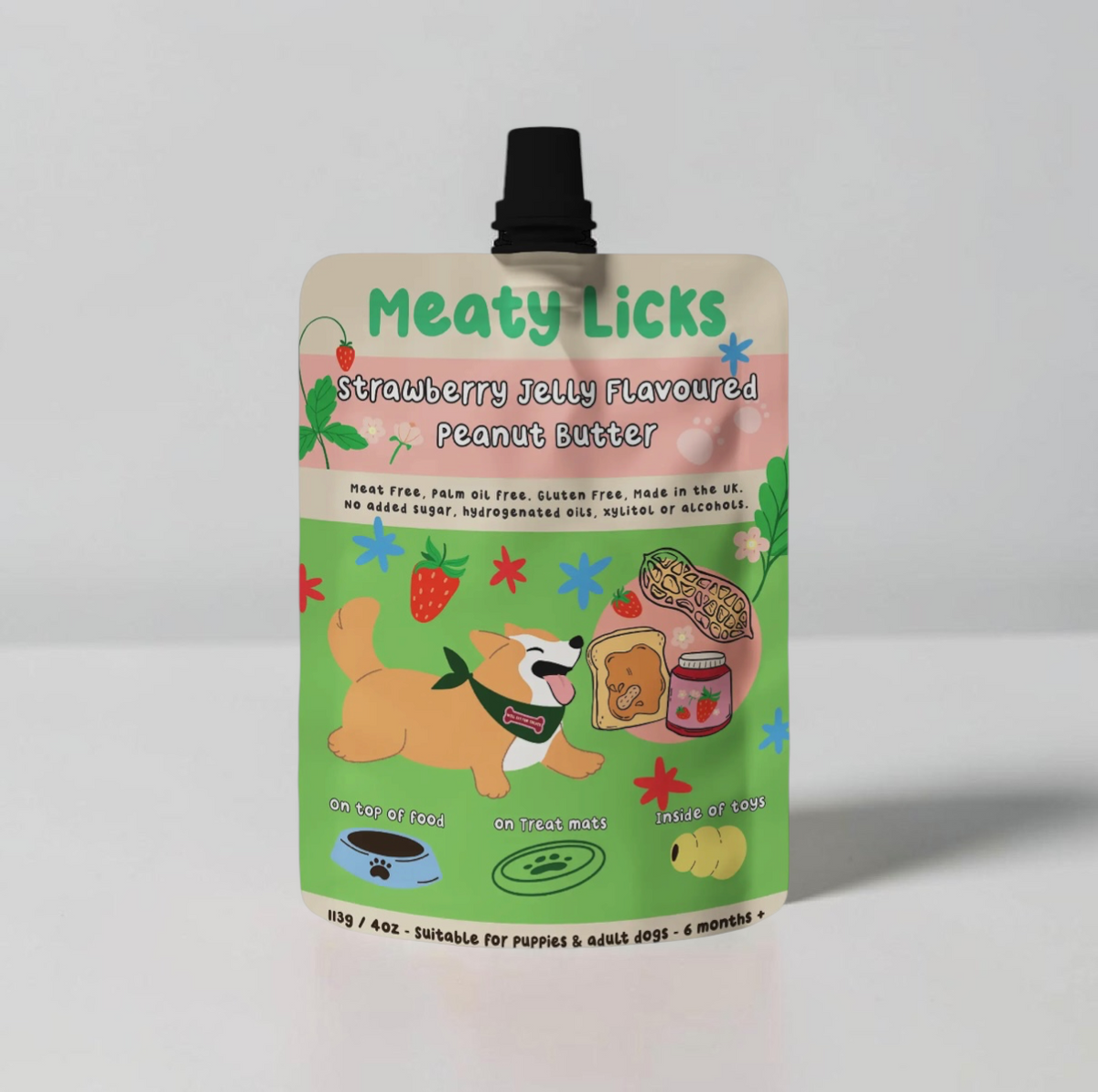 Beurre de cacahuète confiture de fraise APEX PET PRODUCT