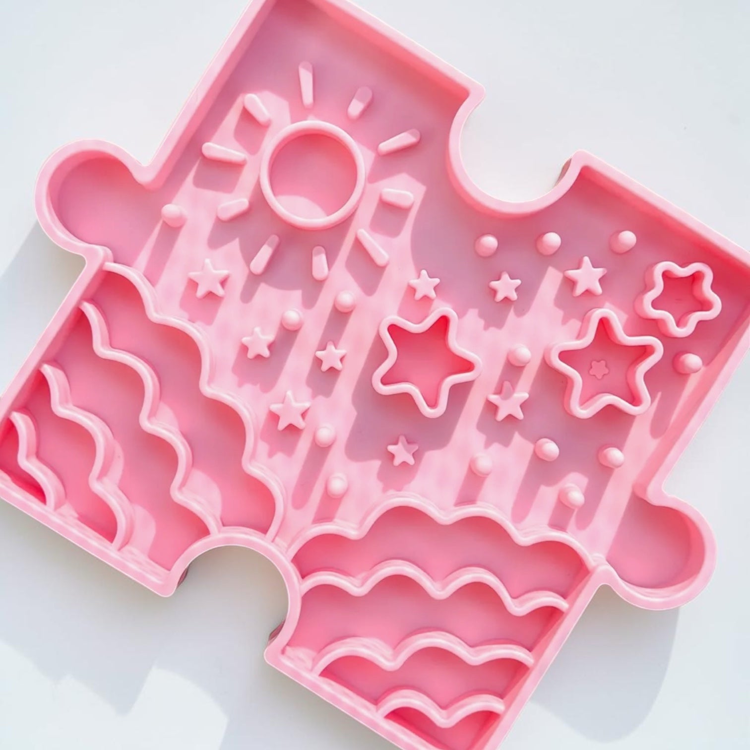 Tapis de léchage - puzzle rose Le Palais Canin