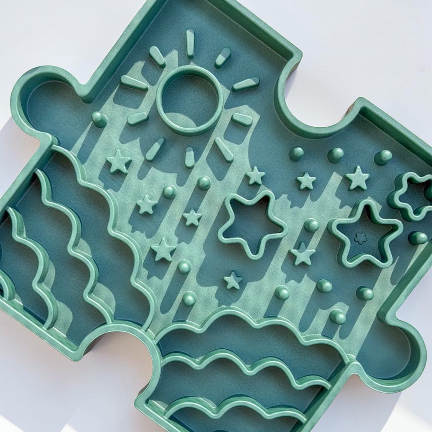 Tapis de léchage - puzzle vert Le Palais Canin