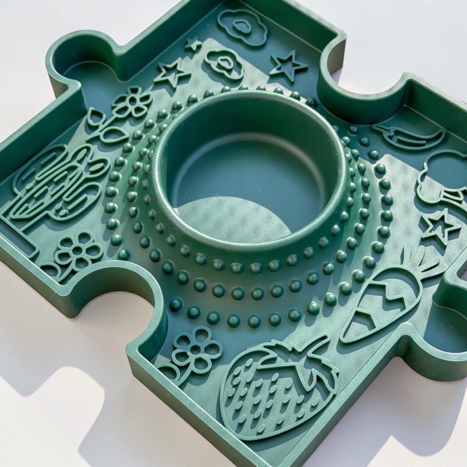 Tapis de léchage - puzzle vert Le Palais Canin