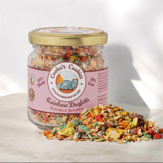 Rainbow dogfetti - flocons d'avoine Cooka's Cookies